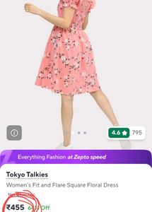 IN HALF PRICE Floral Print Dress
