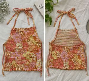 Floral Smocked Halter Top