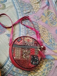 231.Boho Round Sling Bag
