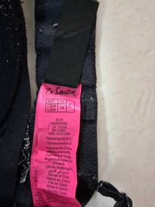 34C Lasenza Elegant Black Lace Bra