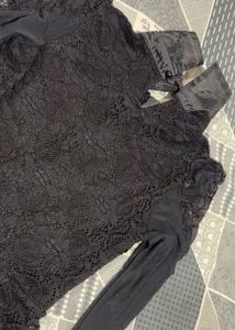 Elegant Black Lace top