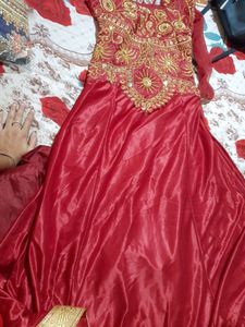 LONG DRESS BROWN READYMADE