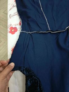 Navy Blue Partywear Gown