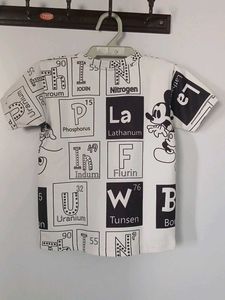 Mickey Mouse Science Print T-Shirt