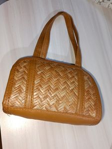Brown Wodden Texture Hand 👜bag