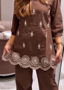 Hand Embroidered Co-ord Set