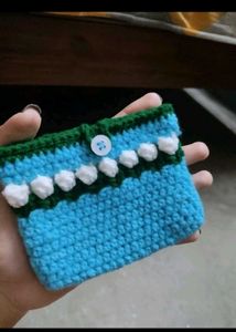 Crochet tulip Pouch 👝🌷