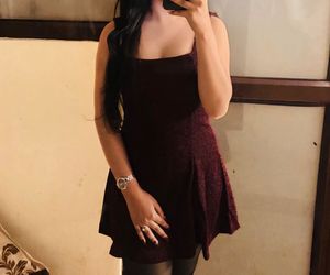 Chic Burgundy Skater Dress