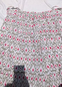 Multi Colour Printed Casual Kurta