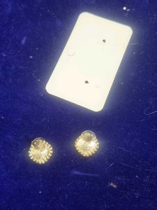 Elegant Square Black &amp; Crystal Earrings