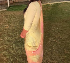 Elegant butter yellow Cream Kurta Set with Dupatta