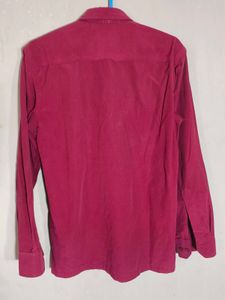 Men's Long Sleeve Maroon Shirt
