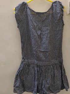 Chic Gingham Lace Dress
