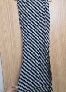 Chic Striped Maxi Skirt
