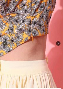 Floral Print Corset Crop Top