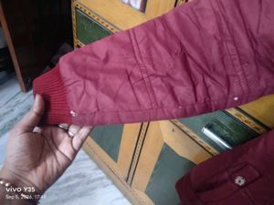 Maroon Padded Jacket