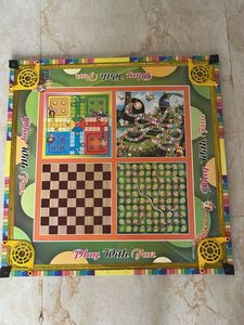 Colorful Kids Carrom Board Game