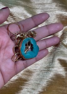Boho Geode Slice Pendants | Anti Tarnish