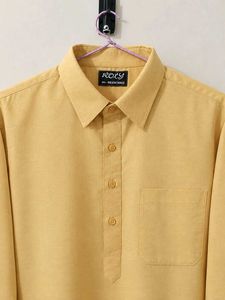 Men Yellow Kurta