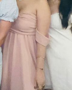 Dusty Rose Off-Shoulder Dress