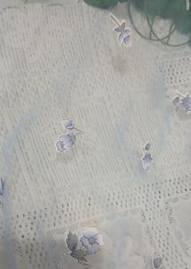 💙Power Blue Organza Light Weight Dupatta💙