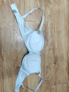 Sexy White Heavily Padded Push up Bra