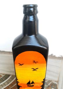 Sunset Bottle Art