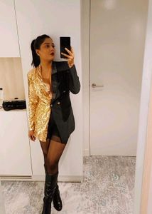 Dazzling Blazer Hot Dress