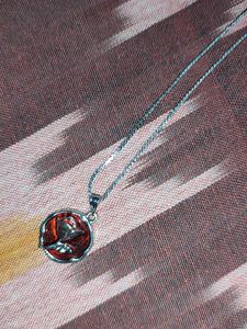 Elegant Rose Pendant Necklace