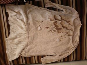 Boho Tunic Top with Floral Embroidery