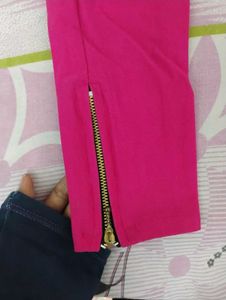 Pink Casual Trousers