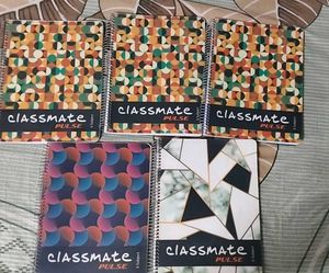Classmate Pulse Notebooks - Set of 5