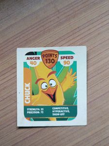 ANGRY BIRD,Cars,Wwe CARDS