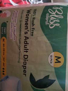 Bliss Natural Women's Adult Diapers