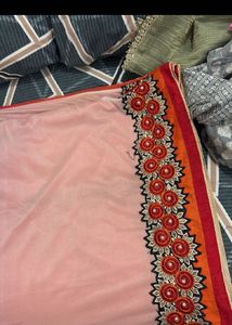 Stunning Ombre Saree with Embroidery