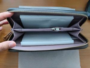 Stylish Textured Zip-Around Wallet