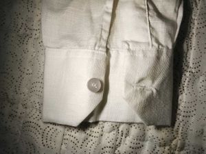 White U.S. Polo Assn Branded shirt in linen blend