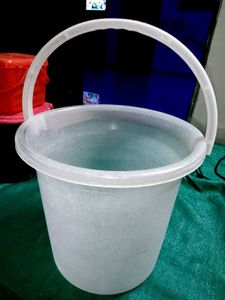 Durable Translucent Plastic Bucket