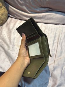 Forever 21 Olive Green Tri-Fold Wallet