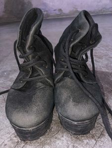 black boot