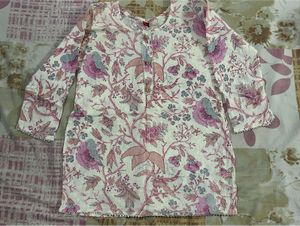 Beautiful Floral Print Kurta
