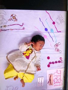 Kids Krishna Costume Set