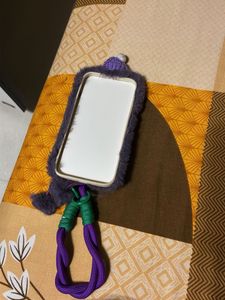 Iphone 13/14 Fuzzy Purple Monster Phone Case