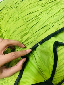 Vibrant Green Party Dress