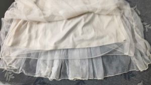 White Skirt double layer net(check  video)