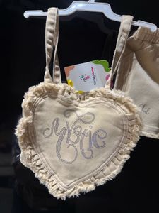 Girls Heart Top &amp; Shorts Set