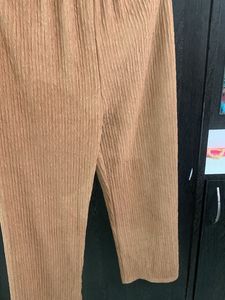 Casual Textured T-Shirt &amp; Pants- Co-ord Set