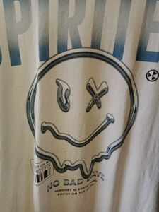 Spirited Smiley Graphic Tee