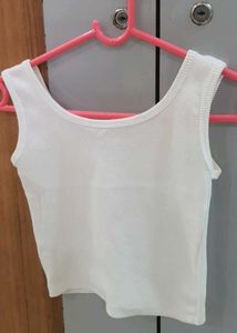 SALE🚨Ribbed White Tank Top