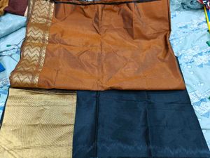 Silk blouse pieces 1+1 (95 cmx 65 cm)